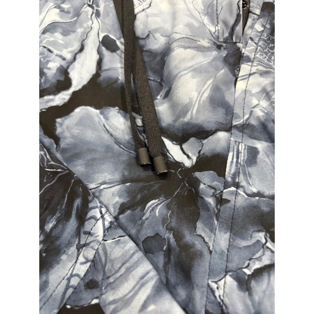 Cambio Jorden Jogger Floral Print Athletic Stretch Legging Blue Navy Size 6 - Picture 2 of 12